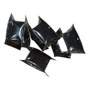 Hypalon Rubber Coated Nylon Fabric Bellow Straight Sleeve Type - Color: Black