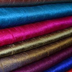 Medium Weight Shrink Resistant Pure Natural Silk Fabric With Bright Colors